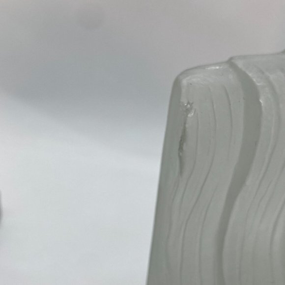 ART DECO CZECH FROSTED ART GLASS BOOKENDS CZECHOSLOVAKIA SIGNED 4"L X 3"W X 5"H - Picture 11 of 14